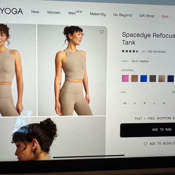 Beyond Yoga Spacedye Refocus Cropped Tank - Picture 3 of 3